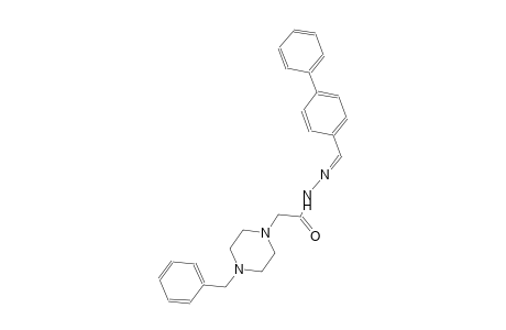 1-piperazineacetic acid, 4-(phenylmethyl)-, 2-[(Z)-[1,1'-biphenyl]-4-ylmethylidene]hydrazide