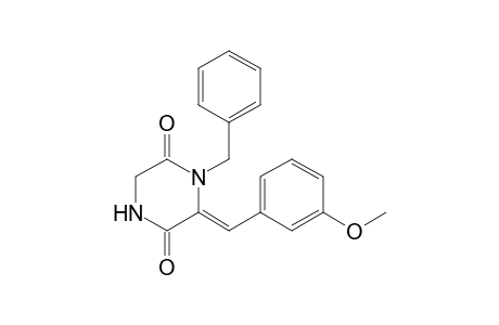 (6Z)-1-benzyl-6-m-anisylidene-piperazine-2,5-quinone