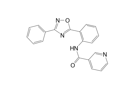 3-Pyridinecarboxamide, N-[2-(3-phenyl-1,2,4-oxadiazol-5-yl)phenyl]-