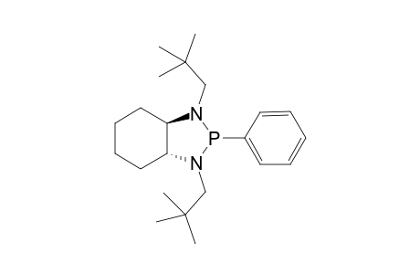 2-Phenyl-2,3,3a,4,5,6,7,7a-octahydro-1,3-bis(2,2-dimethylpropyl)-1H-1,3m2-benzodiazaphosphole