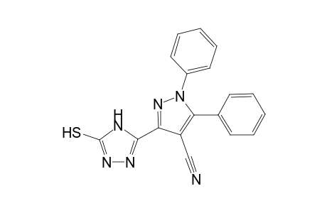 3-(5-Mercapto-4H-1,2,4-triazol-3-yl)-1,5-diphenyl-1H-pyrazole-4-carbonitrile