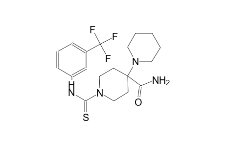 1'-((3-(trifluoromethyl)phenyl)carbamothioyl)-[1,4'-bipiperidine]-4'-carboxamide
