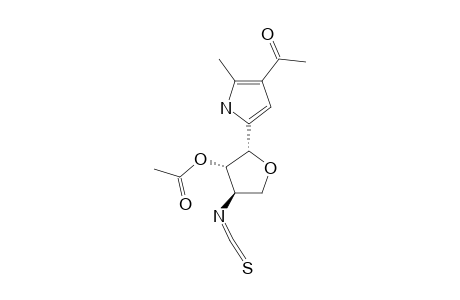3-ACETYL-5-(2'-O-ACETYL-3'-DEOXY-3'-ISOTHIOCYANATO-BETA-L-THREOFURANOSYL)-2-METHYLPYRROLE