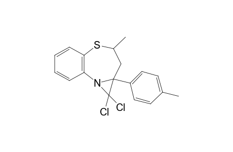 1,1-dichloro-3-methyl-1a-(p-tolyl)-2,3-dihydroazirino[2,1-d][1,5]benzothiazepine