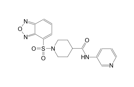 4-piperidinecarboxamide, 1-(2,1,3-benzoxadiazol-4-ylsulfonyl)-N-(3-pyridinyl)-