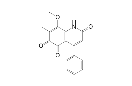 8-Methoxy-7-methyl-4-phenyl-2,5,6(1H)-quinolinetrione