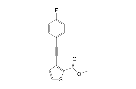 Methyl 3-((4-fluorophenyl)ethynyl)thiophene-2-carboxylate