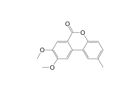 6H-Dibenzo[b,d]pyran-6-one, 8,9-dimethoxy-2-methyl-