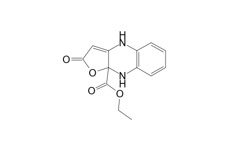 2,4,9,9a-Tetrahydro-9a-ethoxycarbonylfuro[3,2-b][1,4]quinoxalin-2-one