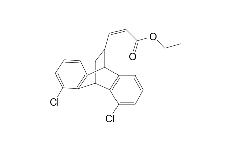 Z-ethyl 3-(1,8-dichloro-9,10-dihydro-9,10-ethanoanthracen-11-yl)propenoate
