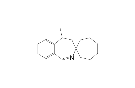 3-Methyl-4,5-dihydro-3H-(2)-spiro[cyclohepta-benzazepine]