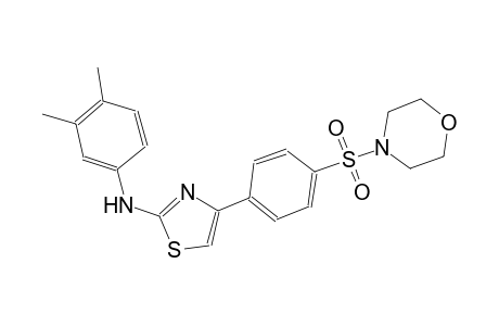 2-thiazolamine, N-(3,4-dimethylphenyl)-4-[4-(4-morpholinylsulfonyl)phenyl]-