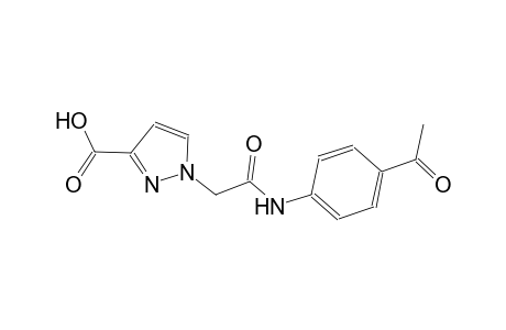 1H-pyrazole-3-carboxylic acid, 1-[2-[(4-acetylphenyl)amino]-2-oxoethyl]-