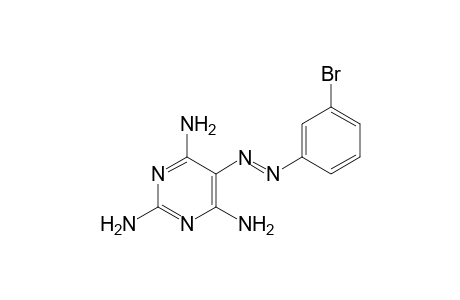 5-[(m-bromophenyl)azo]-2,4,6-triaminopyrimidine