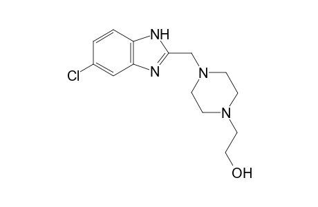 2-[(4'-(2"-Hydroxyethyl)piperazin-1'-yl)methyl]-5(6)-chloro-1H-benzimidazole