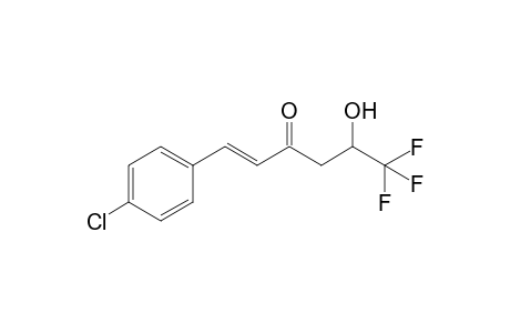 trans-6,6,6-trifluoro-5-hydroxy-1-(4-chlorophenyl)-1-hexene-3-one
