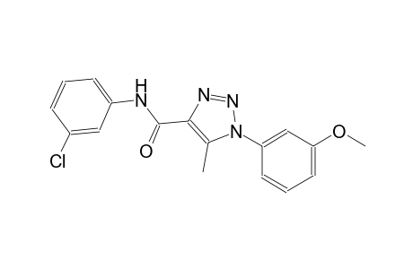 1H-1,2,3-triazole-4-carboxamide, N-(3-chlorophenyl)-1-(3-methoxyphenyl)-5-methyl-