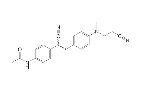 4'-[α-cyano-p-[(2-cyanoethyl)methylamino]styryl}acetanilide