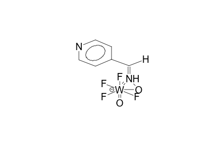 TETRAFLUORO(ANTI-4-PYRIDYLMETHYLENAMINOXY)OXOTUNGSTENATE ANION