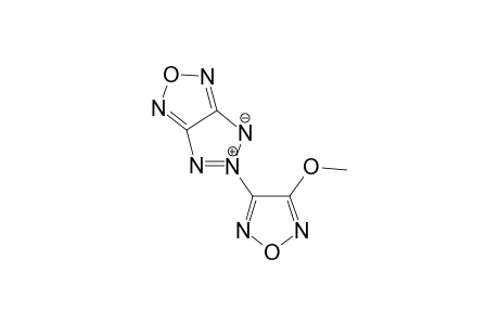 1-(1,2,3-Triazolo[4,5-c]furazan-4-id-5-ylio)-2-methoxyfurazan