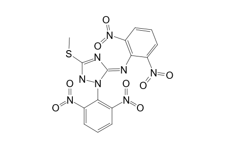 3-METHYLTHIO-1-(2,6-DINITROPHENYL)-5-(2,6-DINITROPHENYLIMINO)-2H-1,2,4-TRIAZOLE