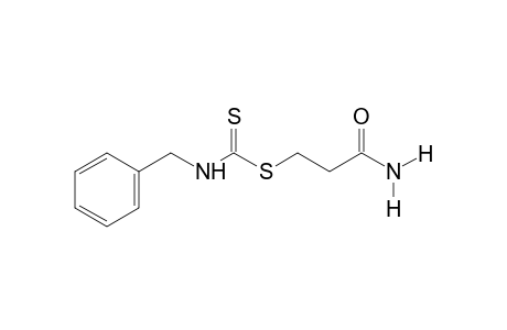 benzyldithiocarbamic acid, ester with 3-mercaptopropionamide