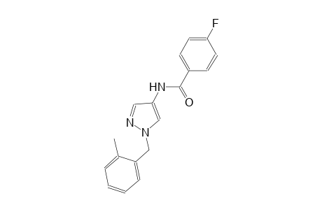 4-fluoro-N-[1-(2-methylbenzyl)-1H-pyrazol-4-yl]benzamide