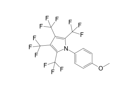 1-(4-methoxyphenyl)-2,3,4,5-tetrakis(trifluoromethyl)pyrrole