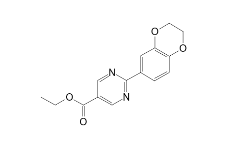 ethyl 2-(2,3-dihydrobenzo[b][1,4]dioxin-6-yl)pyrimidine-5-carboxylate