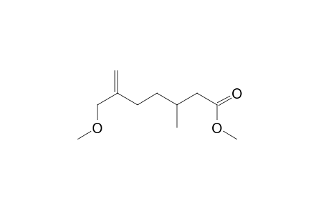 6-(Methoxymethyl)-3-methyl-6-heptenoic acid methyl ester
