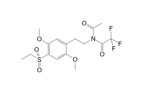 2C-T-2-M (sulfone N-acetyl-) TFA