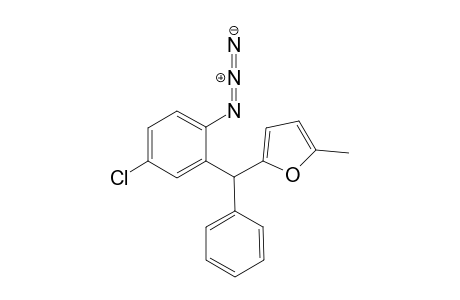 2-[(2-Azido-5-chlorophenyl)(phenyl)methyl]-5-methylfuran