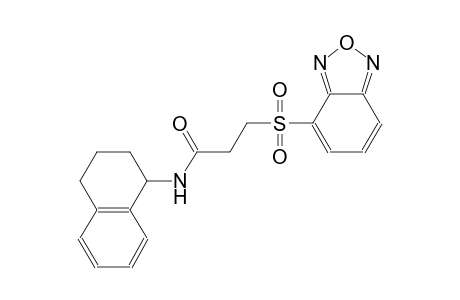 propanamide, 3-(2,1,3-benzoxadiazol-4-ylsulfonyl)-N-(1,2,3,4-tetrahydro-1-naphthalenyl)-