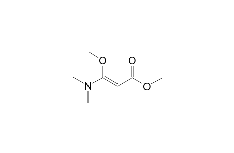 2-Propenoic acid, 3-(dimethylamino)-3-methoxy-, methyl ester
