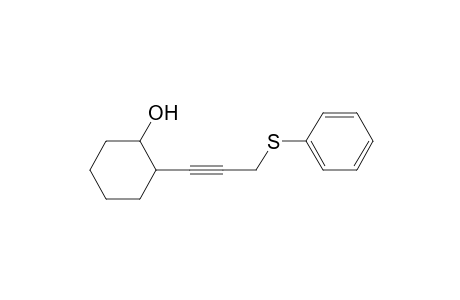 Cyclohexanol, 2-[3-(phenylthio)-1-propynyl]-, trans-