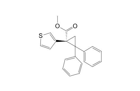 (1R)-2,2-diphenyl-1-(3-thienyl)cyclopropanecarboxylic acid methyl ester