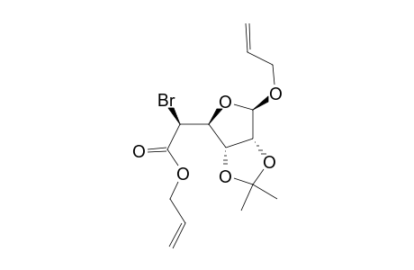 (2S)-2-[(3aR,4R,6S,6aS)-2,2-dimethyl-4-prop-2-enoxy-3a,4,6,6a-tetrahydrofuro[3,4-d][1,3]dioxol-6-yl]-2-bromoacetic acid prop-2-enyl ester