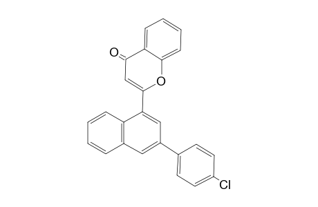 2-[2'-(3"-(4"'-Chlorophenyl)naphthyl)]chromen-4-one