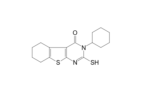 3-Cyclohexyl-2-sulfanyl-5,6,7,8-tetrahydro[1]benzothieno[2,3-d]pyrimidin-4(3H)-one