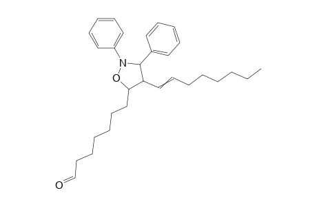 cis-5-(6-Formylhexyl)-trans-4-(cis-1-octenyl)-2,ref.-3-diphenylisoxazolidine