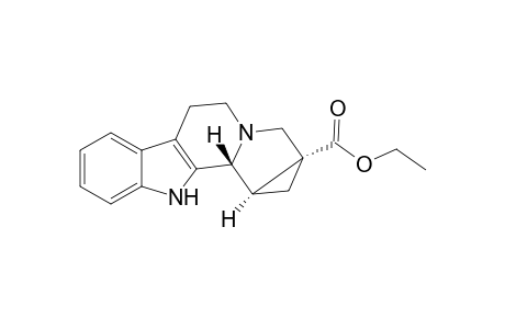 Ethyl 1,1,a,2,4,5,10,10b.beta.,10c.alpha.-octahydro-cyclopropa[1,2]indolizino[8,7-b]indole-1a.alpha.-carboxylate