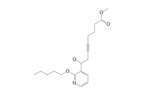 METHYL-8-HYDROXY-8-(2-PENTYLOXYPYRIDIN-3-YL)-OCT-5-YNOATE