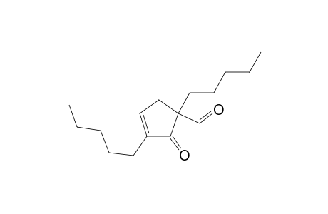 3-Cyclopentene-1-carboxaldehyde, 2-oxo-1,3-dipentyl-