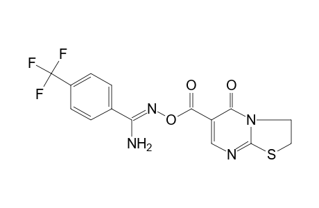 O-(2,3-DIHYDRO-5-OXO-5H-THIAZOLO[3,2-a]PYRIMIDIN-6-YL)CARBONYL]-alpha,alpha,alpha-TRIFLUORO-p-TOLUAMIDOXIME