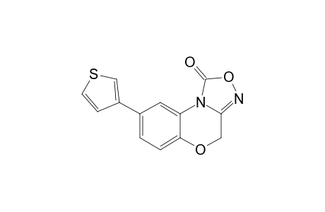 8-(Thien-3-yl)-4H-[1,2,4]oxadiazolo[3,4-c][1,4]benzoxazin-1-one