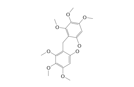 BIS-(6-HYDROXY-2,3,4-TRIMETHOXYLPHEN-1-YL)-METHANE