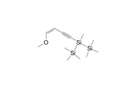 Trisilane, 2-(4-methoxy-3-buten-1-ynyl)-1,1,1,2,3,3,3-heptamethyl-, (Z)-