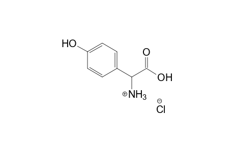 Benzeneacetic acid, alpha-amino-4-hydroxy-, hydrochloride