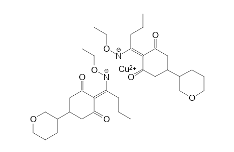 1,3-Cyclohexanedione, 2-[1-(ethoxyamino)butylidene]-5-(tetrahydro-2H-pyran-3-yl)-, copper salt
