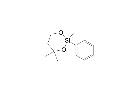 2,4,4-trimethyl-2-phenyl-2-sila-1,3-dioxacyclohexane